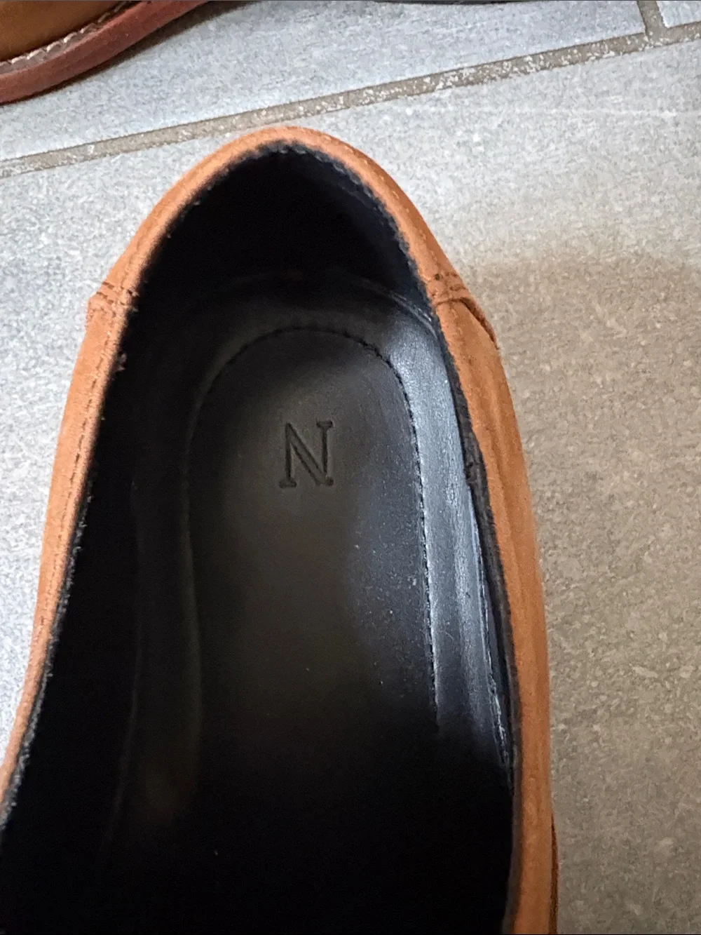 Nisolo Tan Suede Derby Shoes